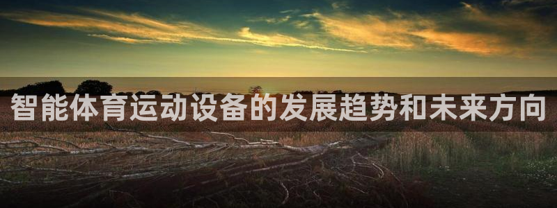 九球体育官网：智能体育运动设备的发展趋势和未来方向